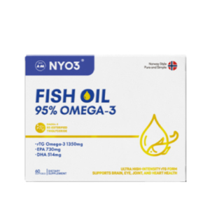 【自营】NYO395%高纯度鱼油60粒