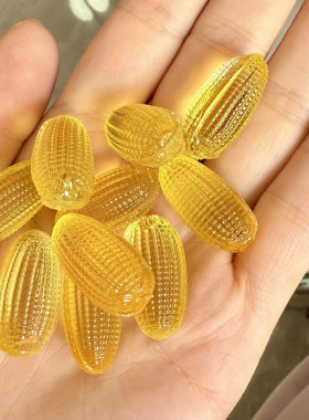 水晶玉米装饰摆件送礼文玩