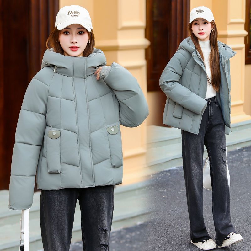 羽绒棉衣时尚短款棉服2025新款冬季保暖韩版加厚爆款宽松棉袄外套 - 图0