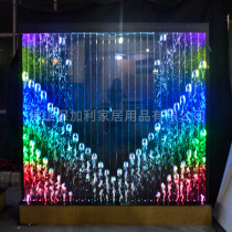 Water Curtain Wall Wine Cabinet Screen Drawing Room Fish Tank Decoration Xuanguan Partition Flowing Water Wall Acrylic Bubble Wall Plus Wet Wall