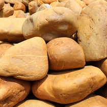 Yellow Wax Stone Garden Forest Landscape Stone Courtyard Fake Mountain View Fish Pond Refuting Bank Stone Garden Dotted With Landscape Stone Yellow Stone