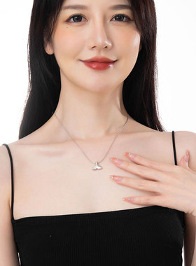 HIBAO喜小宝鱼尾项链女不掉色