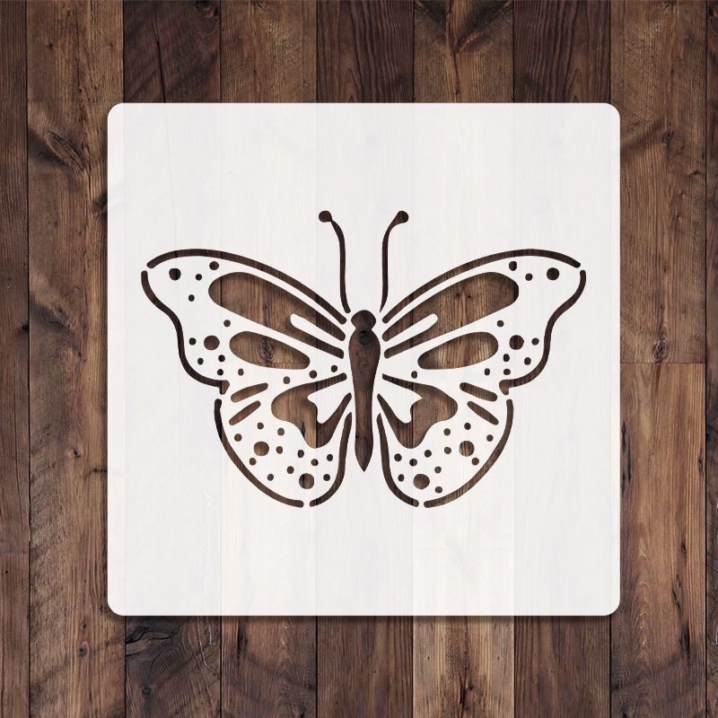 绘画蝴蝶套装可重复使用手抄报模板 diy扇子刺绣蜡染镂空图案模板,淘宝优惠券,粉丝福利购,淘宝优惠卷