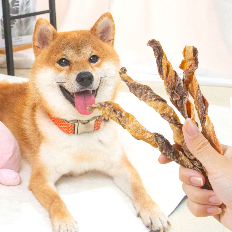 狗狗零食鸡鸭肉干双拼泰迪比熊柴犬小型犬幼犬磨牙棒训练专用奖励