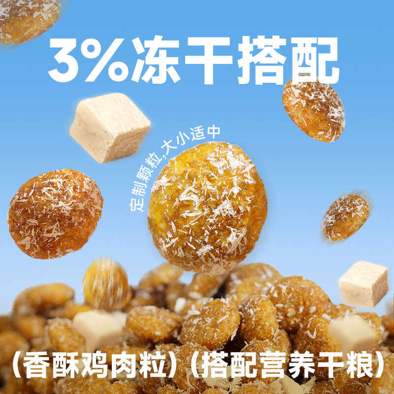 凯锐思猫粮2kg成猫鸡肉冻干双拼全价通用型增腮发肥猫粮4斤20斤,淘宝优惠券,粉丝福利购,淘宝优惠卷