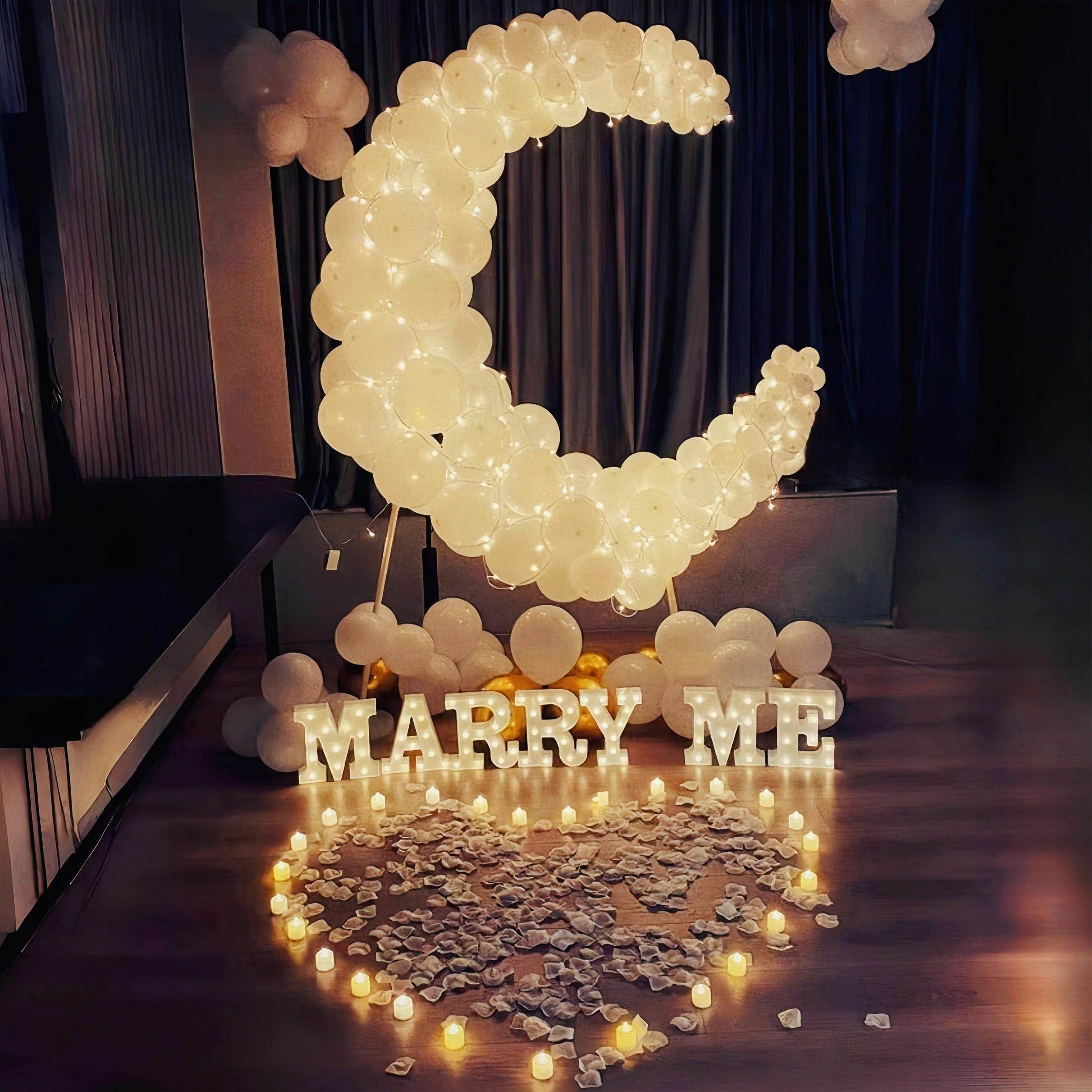 纪念日情侣求婚道具情人节表白浪漫惊喜场景布置卧室背景墙气球,淘宝优惠券,粉丝福利购,淘宝优惠卷