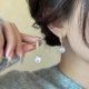 Yichan Korean diamond and pearl earrings niche design for women