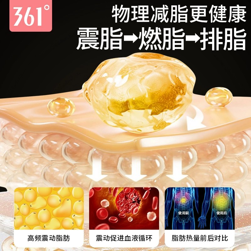 361°甩脂机筋膜环肌燃脂按摩全身懒人腰带瘦肚子神器腹部减肥