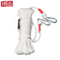Cast Fixation Safety Rope Aerial Work Rope Climbing Rope Insurance Rope Lifesaving rope Nylon Rope 50 m Double hook