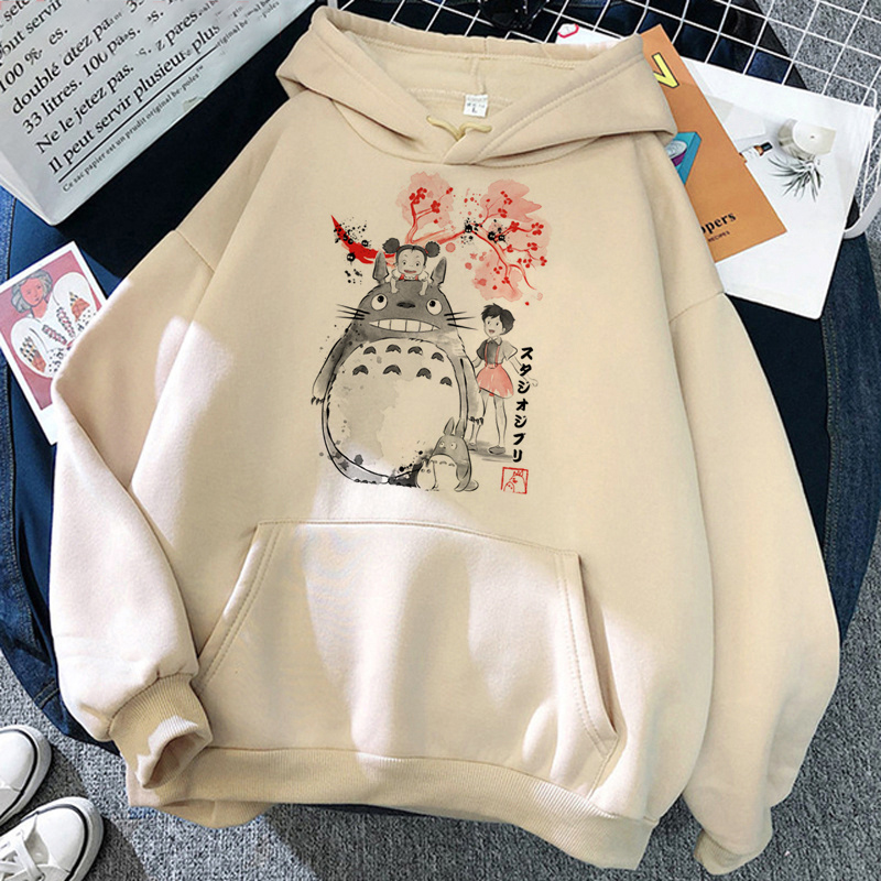 Thick loose lovers long sleeve hoodie   加厚宽松情侣长袖卫衣 - 图1