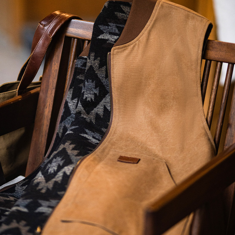 古叔的着 V01美式工装拉链马甲男冬季新款双面穿保暖马夹背心坎肩,淘宝优惠券,粉丝福利购,淘宝优惠卷