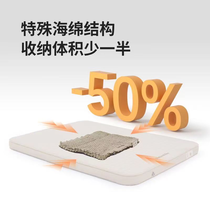 挪客羽骨防潮垫户外露营帐篷地垫自动充气床垫加厚折叠坐垫睡垫 - 图2
