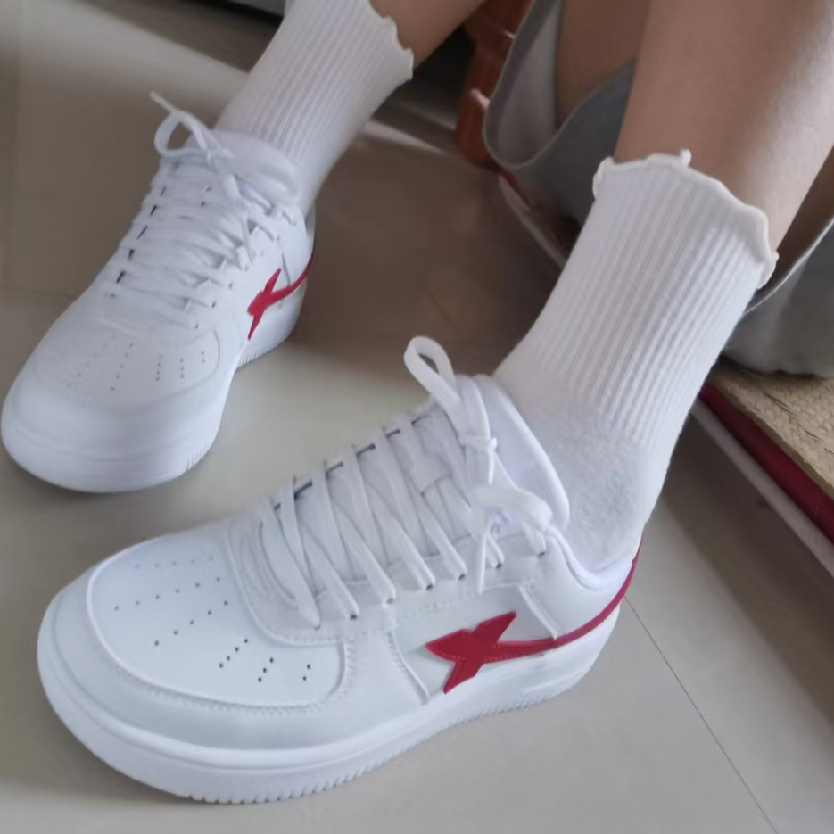 特步 防滑耐磨 轻便透气 舒适 潮流百搭 休闲板鞋 男款 - 图3