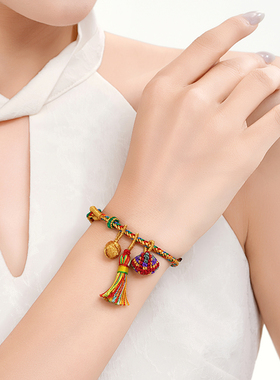 端午节五彩绳2025新款diy手工编织手链送男女儿童手串五色线手绳