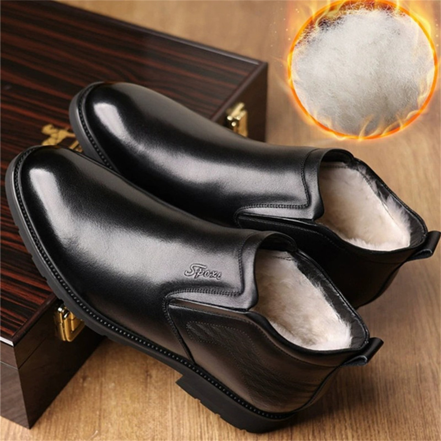 皮棉鞋男冬季加绒高帮休闲真皮保暖加厚羊毛棉鞋中老年男士棉皮鞋,淘宝优惠券,粉丝福利购,淘宝优惠卷