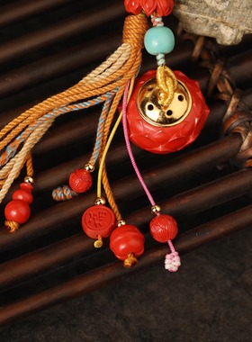 一生安官方旗舰店朱砂【清净心香炉】包挂 挂饰 礼物