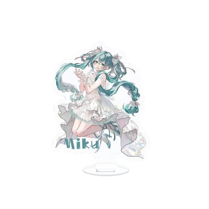 初音未来miku周边立牌双闪吧唧亚克力立牌动漫虚拟偶像二次元摆件-图3