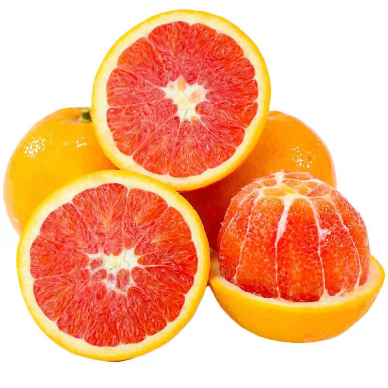 Blood oranges freshly picked in season, authentic longevity lake taroko 10 pounds super sweet hand peeled red heart snow navel jelly oranges