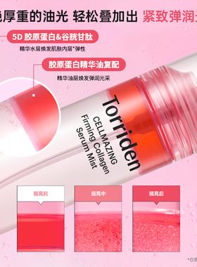 【新品上市】桃瑞丹胶原蛋白精华喷雾120ml弹力精华水保湿滋润