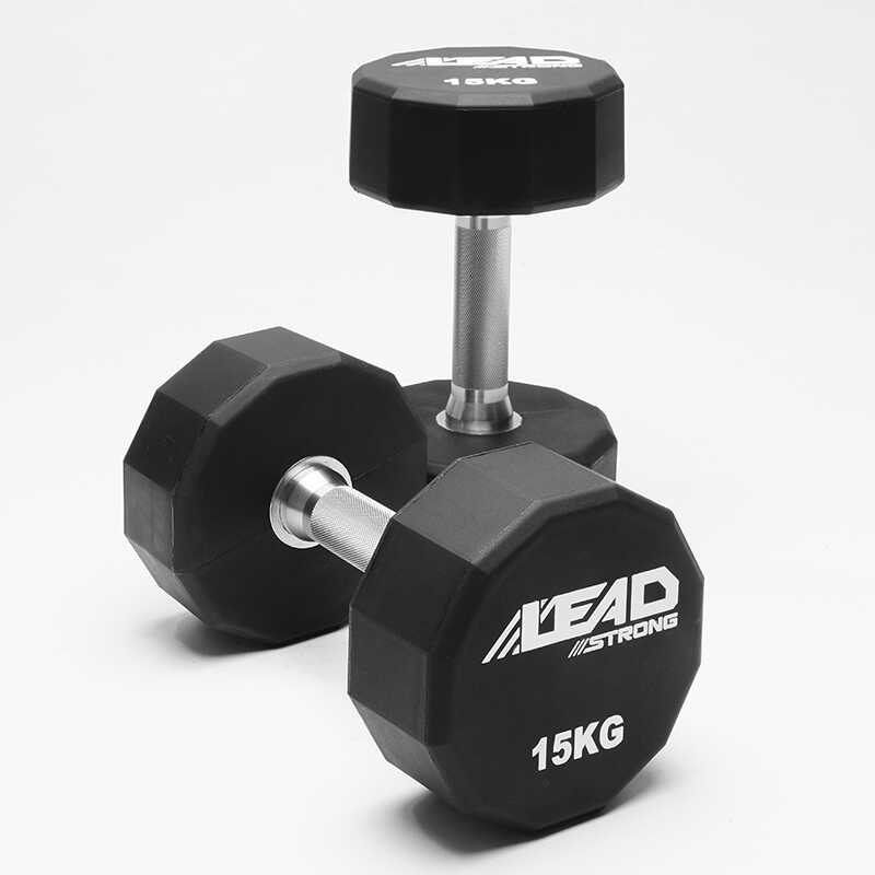 聚氨酯哑铃 CPU十二边 隶德体育 工作室健身器材无味环保健身 - 图0