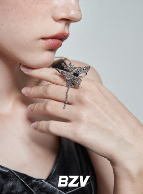 BZV失忆蝴蝶设计感立体戒指