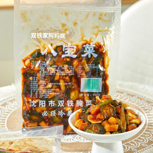 沈阳双铁酱八宝菜阿妈妮玛尼腌咸菜辣白菜康鑫洁朝鲜韩式泡菜咸口 - 图3