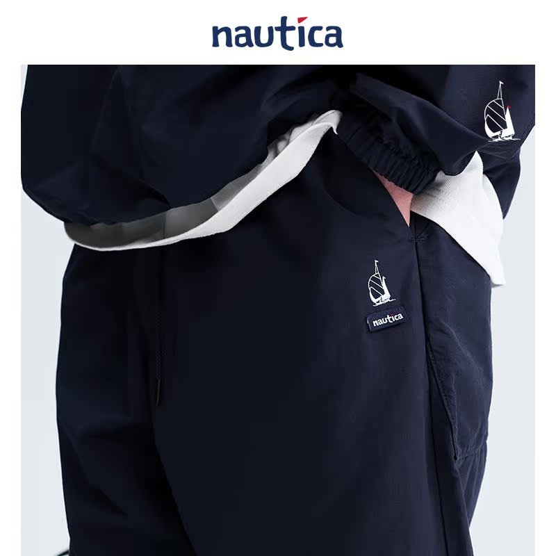 【官方正品】nautica 白帆日系中性户外抽绳工装降落伞裤PW3308,淘宝优惠券,粉丝福利购,淘宝优惠卷