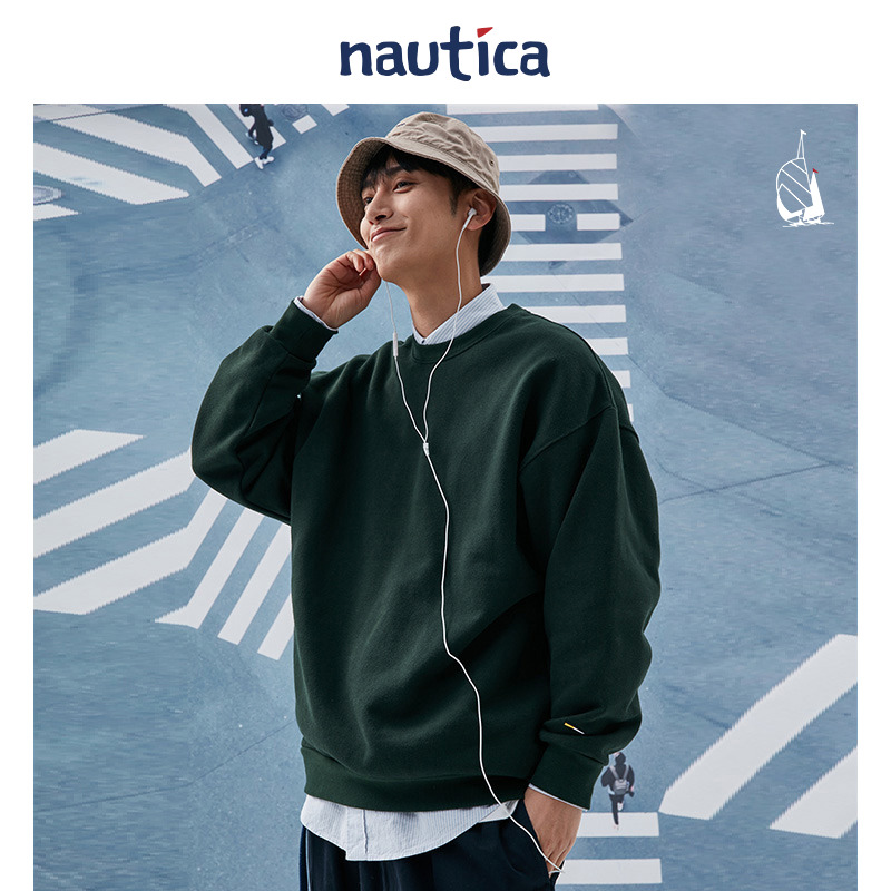 【官方正品】nautica Japan日系无性别重磅oversize卫衣KW1402-图2