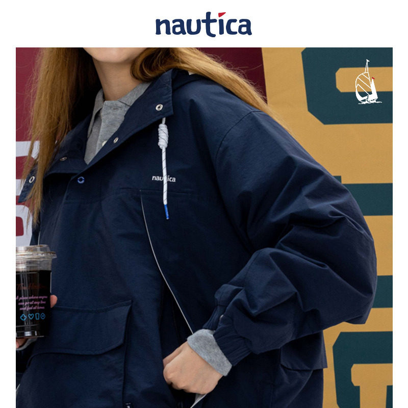 【官方正品】nautica 白帆日系无性别户外宽松夹克JW2353,淘宝优惠券,粉丝福利购,淘宝优惠卷