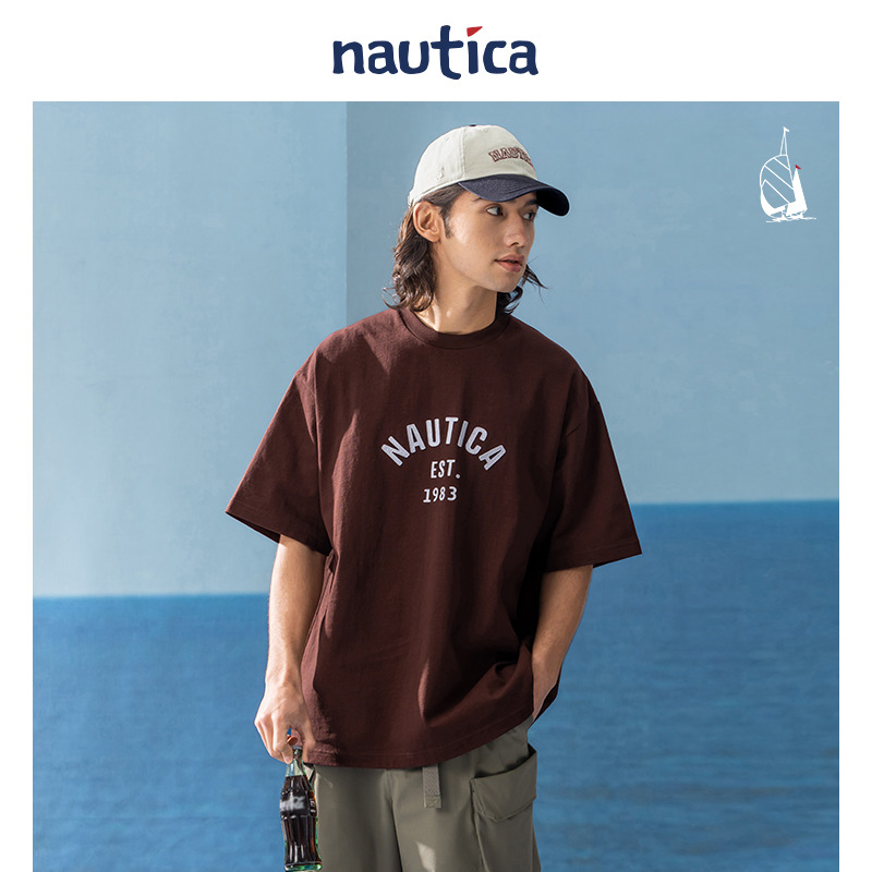 【官方正品】nautica Japan 日系无性别潮流宽松短袖T恤JPTW3202 - 图3