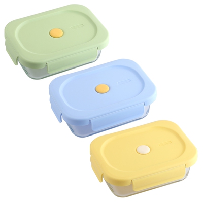 梵施家品高硼硅玻璃方形保鲜饭盒