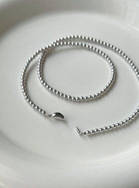 人造珍珠925银ins风项链