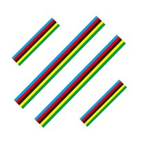 Road Car Champions Rainbow Strips Stickers Bike Stickers Bike Stickers Mountain Bike Stickers Rainbow Bars