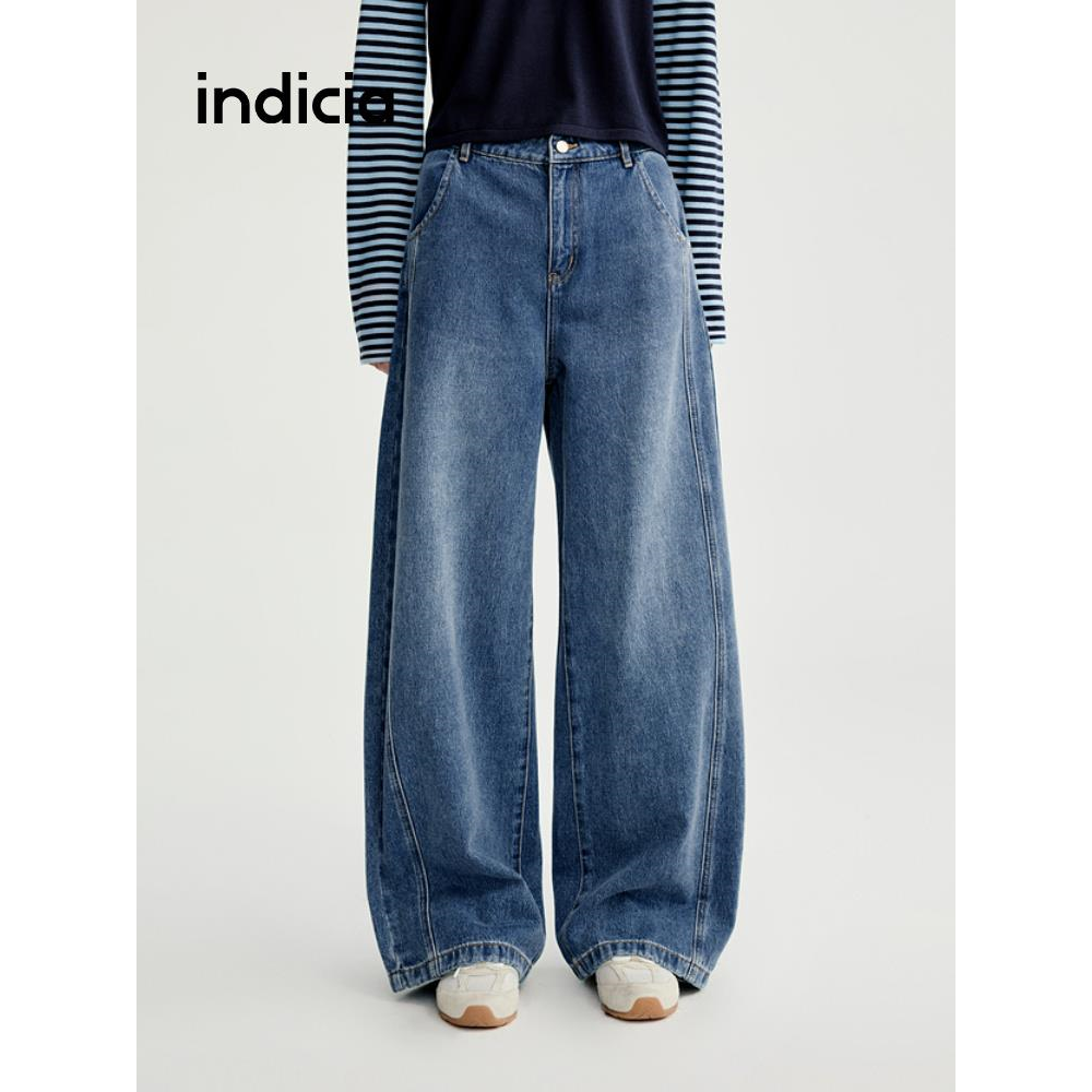 indiciatheL2C5NK119专柜正品标记女装阔腿宽松牛仔裤吊牌价689,淘宝优惠券,粉丝福利购,淘宝优惠卷