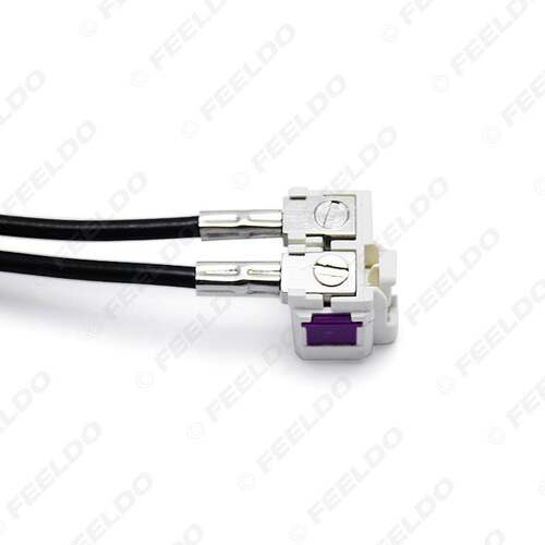 适用于大众RCD510 RNS510 RCD310 FAKRA II二转二收音天线转接线 - 图1