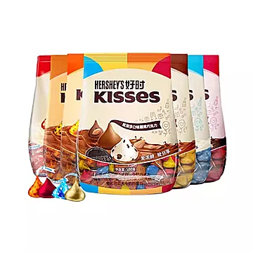 大爆款【好时Kisses】眩彩多口味巧克力500g[8元优惠券]-寻折猪