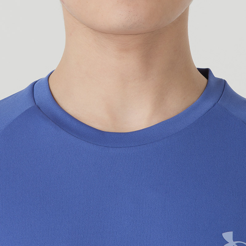 安德玛速干T恤男正品春季圆领宽松半袖上衣蓝色运动透气短袖,淘宝优惠券,粉丝福利购,淘宝优惠卷