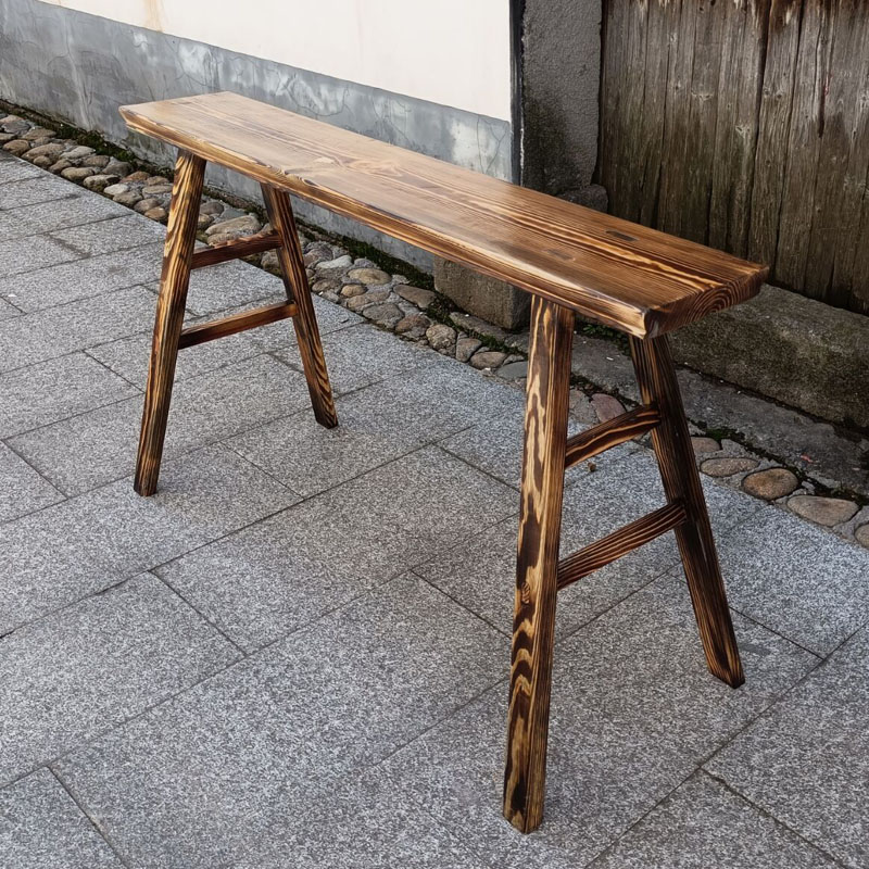 实木长凳子餐桌凳板凳加宽长方形卯榫结构纯原木中式矮凳八仙桌 - 图3