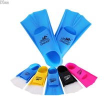 Silicone short footed webbed eco-friendly pure silicone short footed webbed diving footed webbed children adult frogs swimming training footed webbed