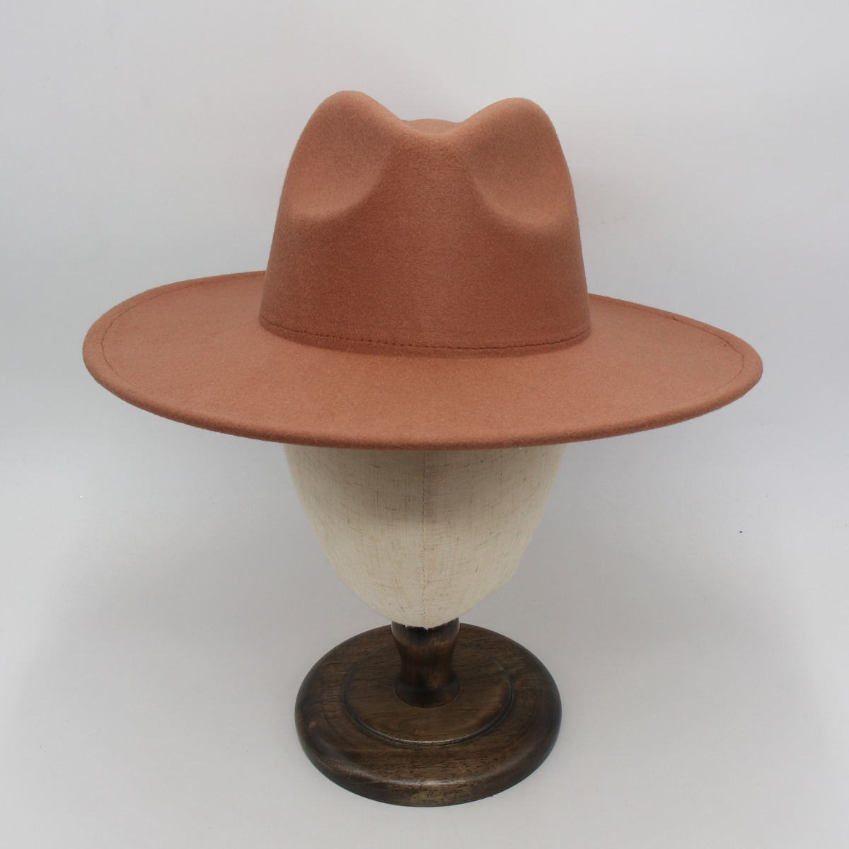 9.5cm大檐英伦风礼帽宽檐欧美爵士帽简约毡帽经典复古毛呢帽男女,淘宝优惠券,粉丝福利购,淘宝优惠卷