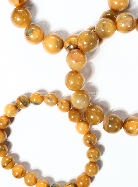 元荷女黄彼得石玉华一图一物手串