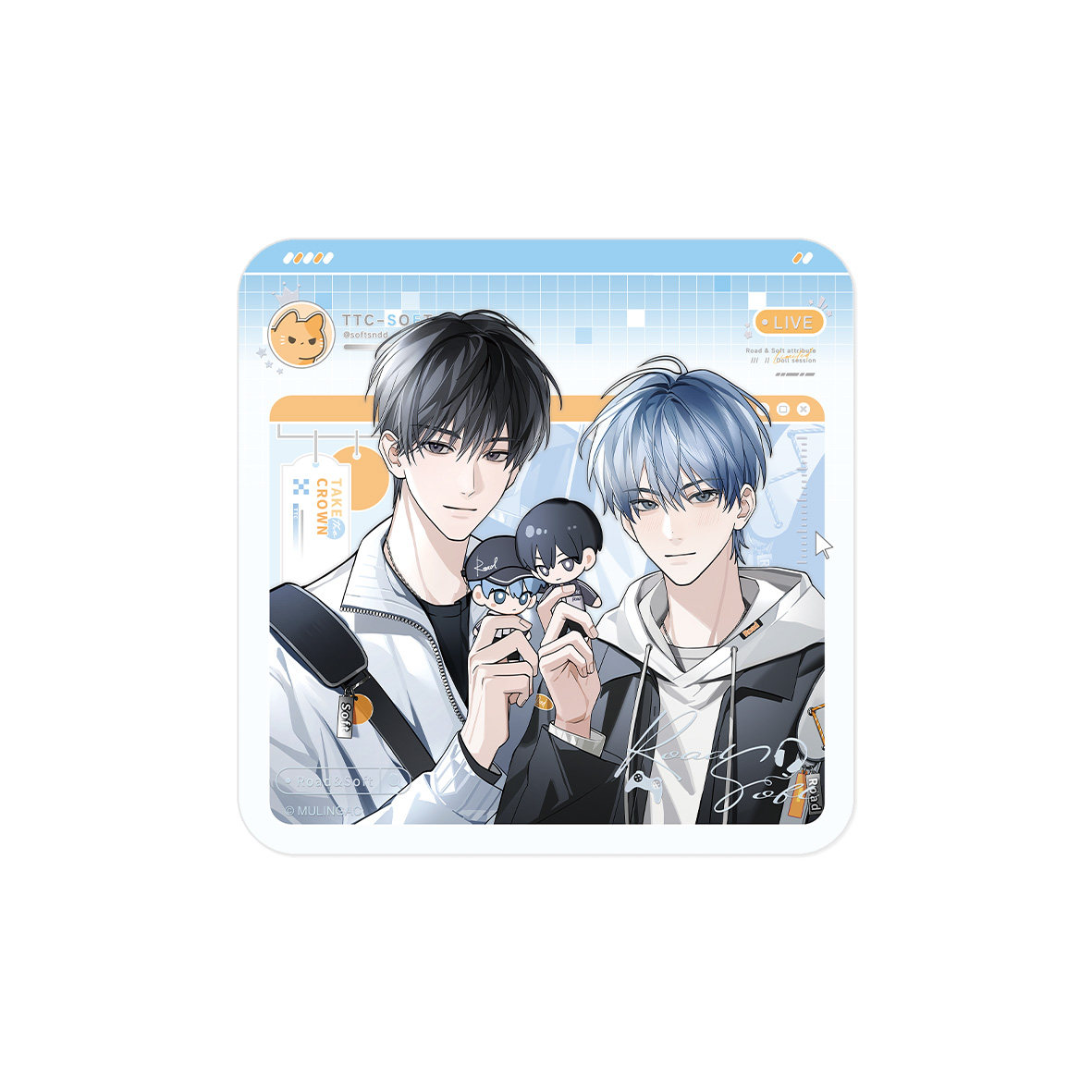 预售丨《我行让我上》原著官方衍生周边 徽章 色纸 立牌 木灵动漫,淘宝优惠券,粉丝福利购,淘宝优惠卷