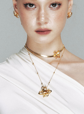 1JINN M2M 原创设计海螺星蛇骨链女高级感百搭choker小众设计感