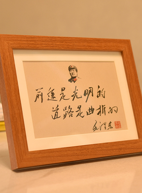 韶之红毛主席诗词语录书法字贴