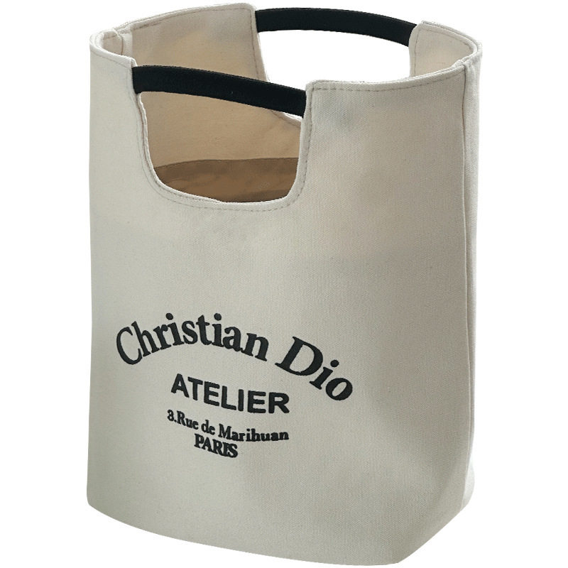 新款帆布上班帆布包水桶包学生饭盒上班族手提便当大容量休闲购物,淘宝优惠券,粉丝福利购,淘宝优惠卷