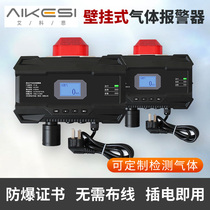 ACoth wall-mounted combustible gas carbon monoxide gas hydrogen chlorine oxygen ammonia concentration detection alarm