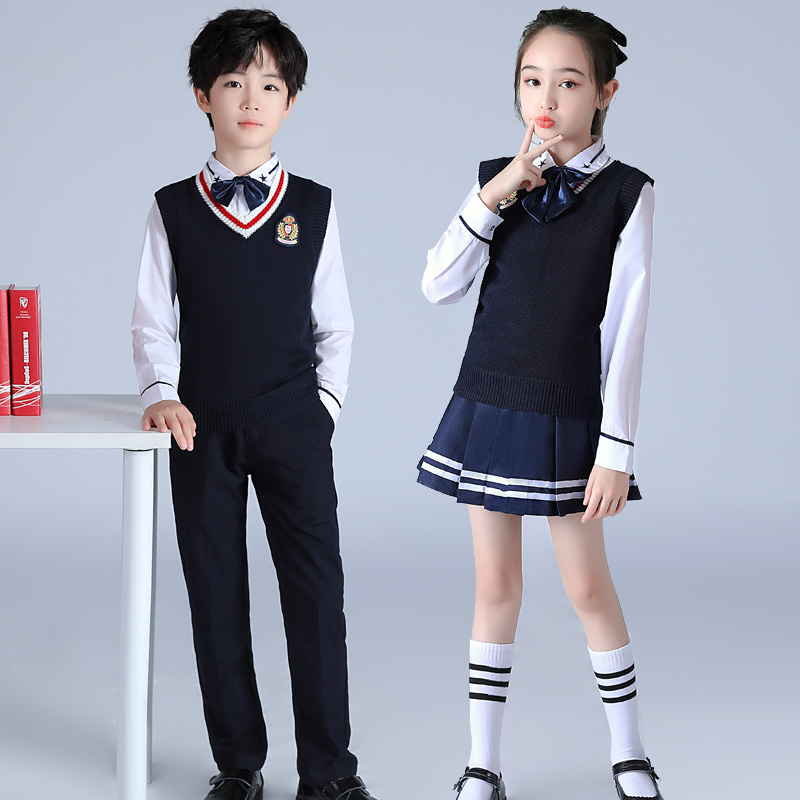 中小学生大合唱服装诗歌朗诵服校服儿童演出服歌咏比赛幼儿园班服-图1