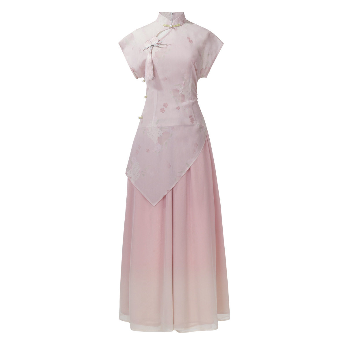 倚梦阁原创夏日桃桃汉服女国风汉元素新中式上衣吊带裤子套装X345,淘宝优惠券,粉丝福利购,淘宝优惠卷