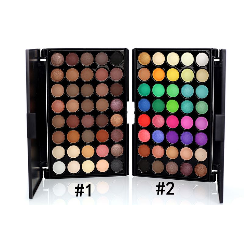 40 Colors Eyeshadow Palette Matte Mineral Pigmented High Tex - 图1