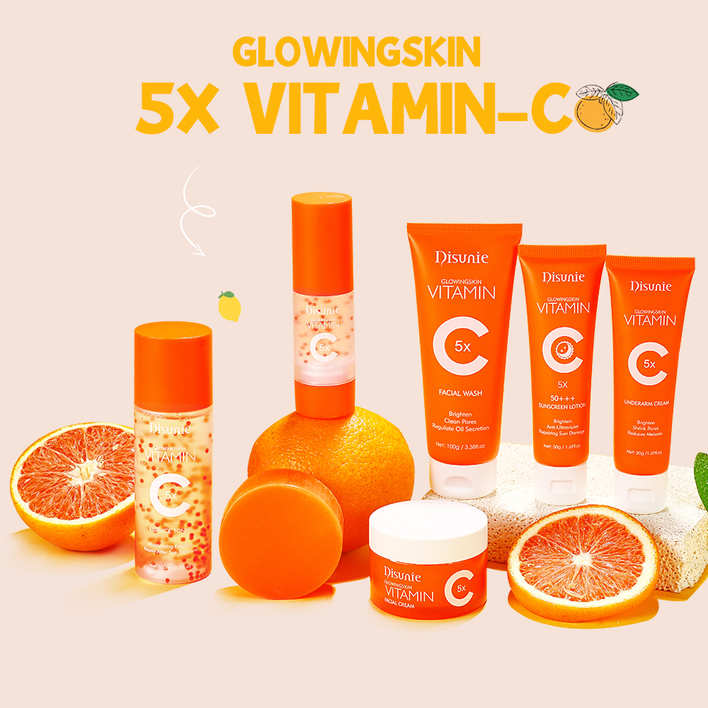 Whitening Vitamin C Skincare Set Concentrated Collagen Face - 图3